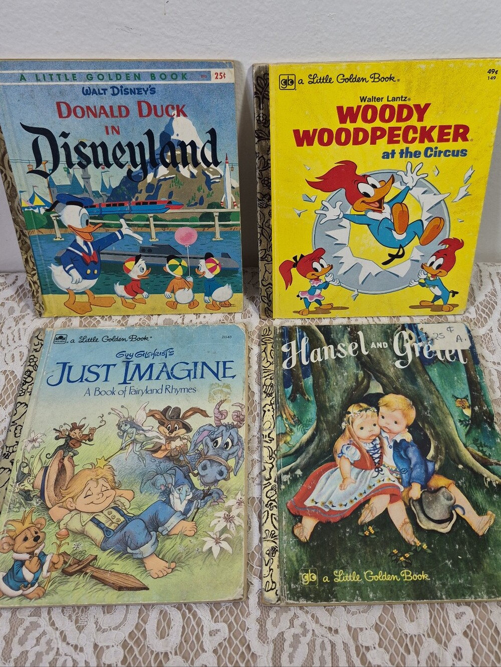 4 Vintage Little Golden Books